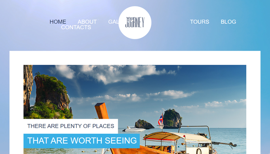 非常漂亮大气的旅游休闲企业网站模板
