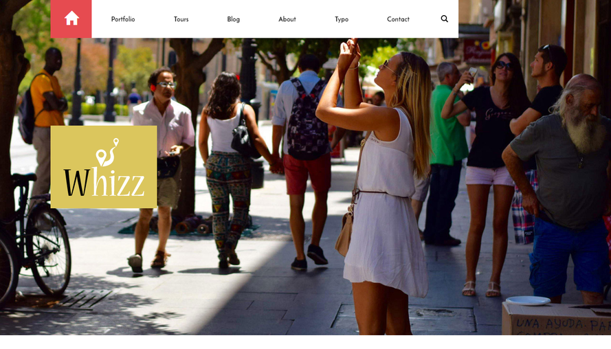 Simple and atmospheric online travel backpacker website template