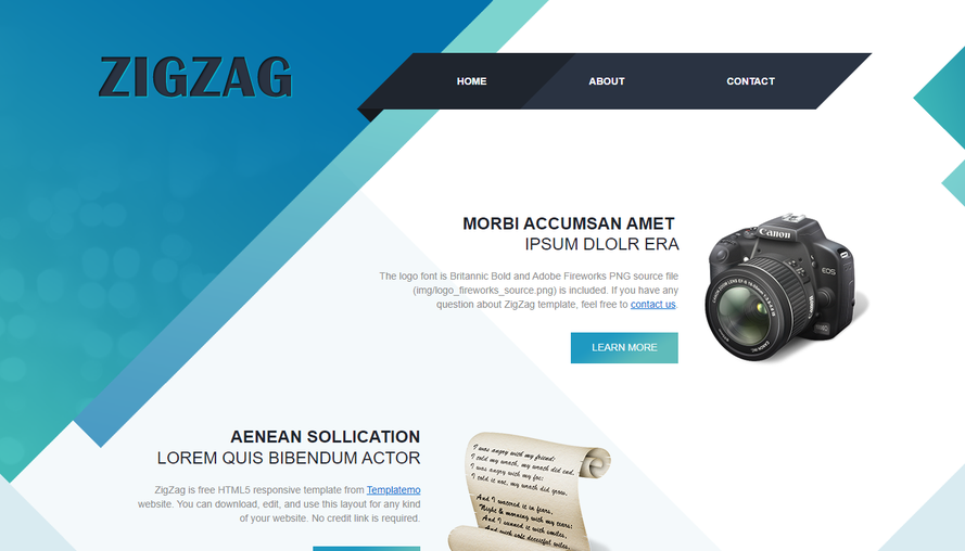 Blue Personalized Splicing Digital Equipment Website Template