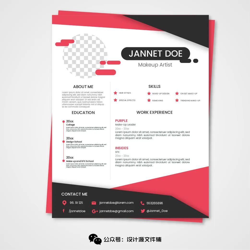 [ai] 15 {concise style resume templates} business resume English templates (text can be changed but not converted)