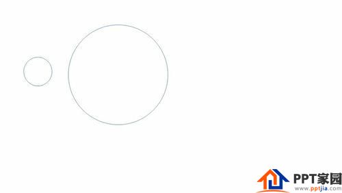 How to quickly draw a gap circle in PPT