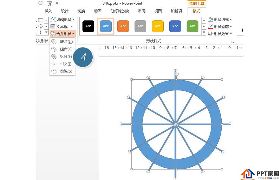 如何绘制设计一个分割型环形图？