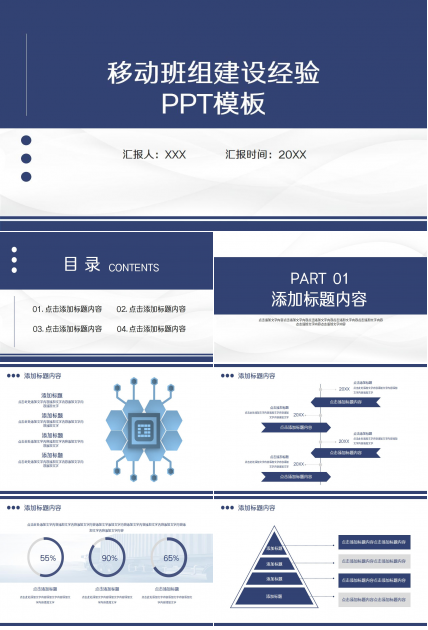 移动班组建设经验ppt模板下载推荐