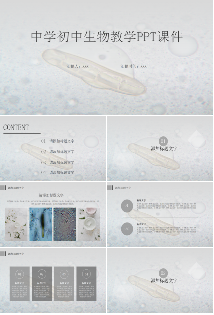 中学初中生物教学PPT课件下载推荐