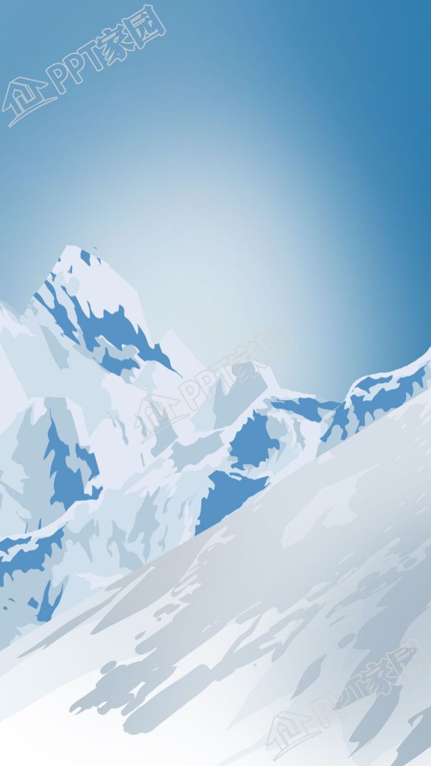 冬季雪山高山雪地光暈背景圖素材下載推薦