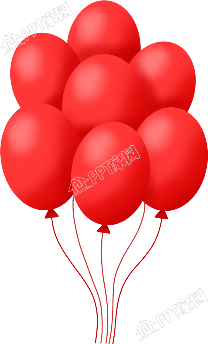 慶祝氣氛紅色氣球素材下載推薦