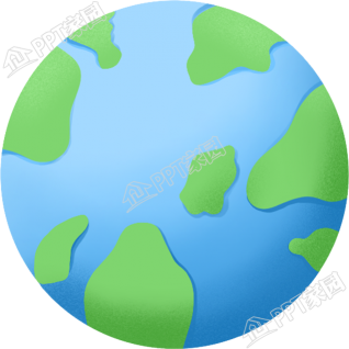 Small fresh green earth picture free buckle material download recommended
