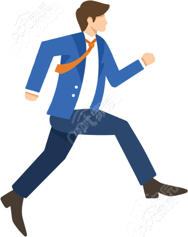 Running business man picture material download recommended