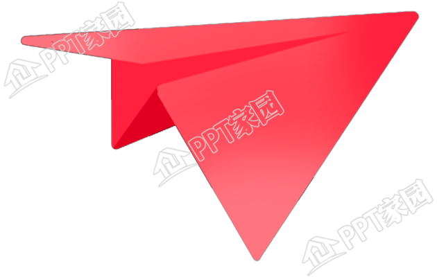 Pink hand-painted paper airplane