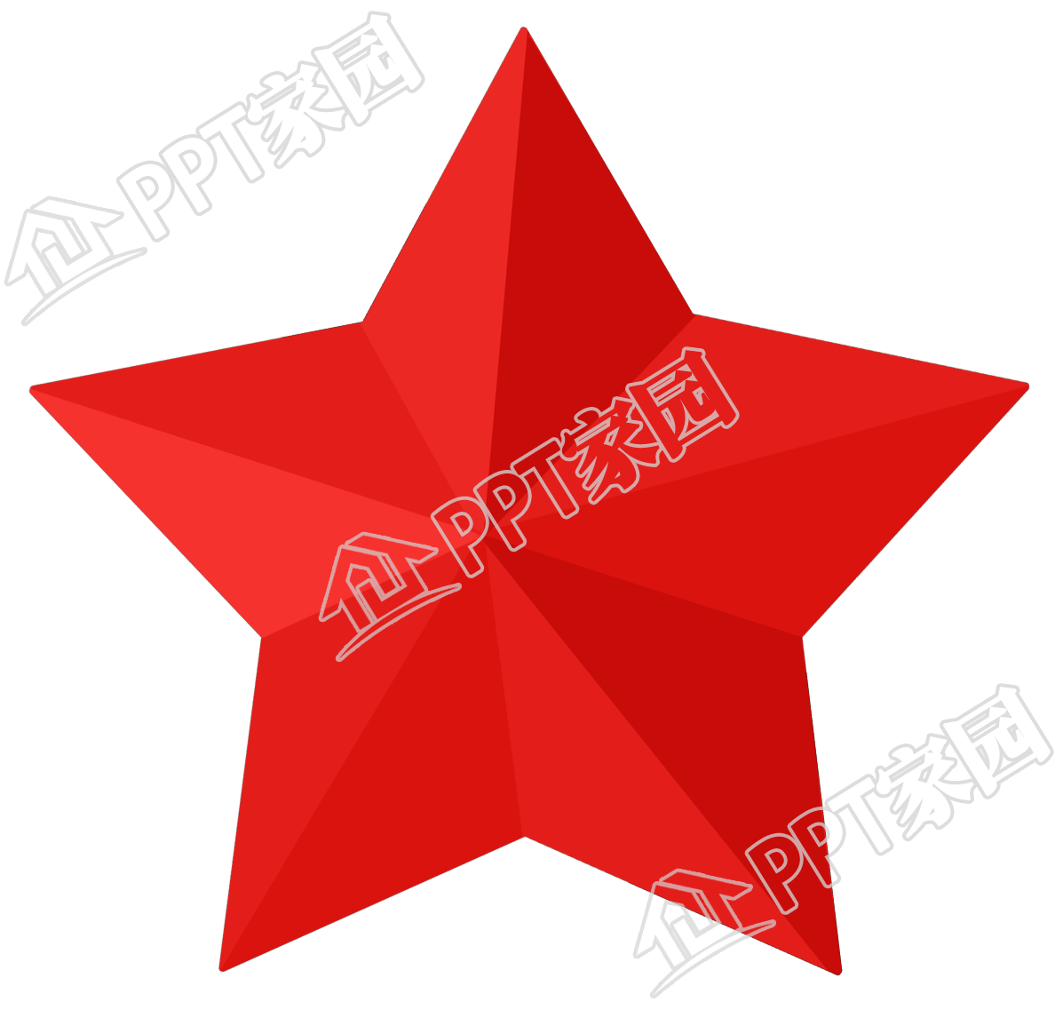 red five pointed star picture material download recommended