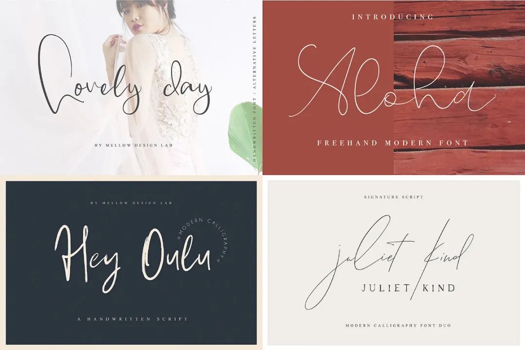 Download | 150 classic handwritten English fonts packaged for download