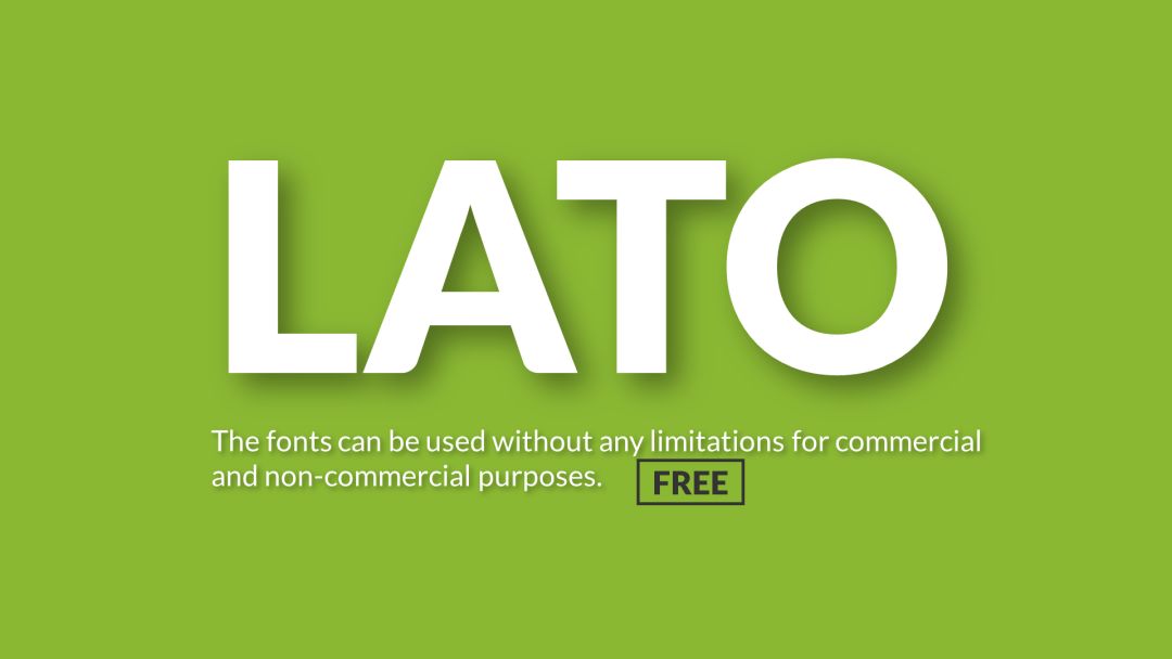 Unpopular丨The open source free Lato font that comes with the high version of Microsoft Office is similar to Arial! No.034