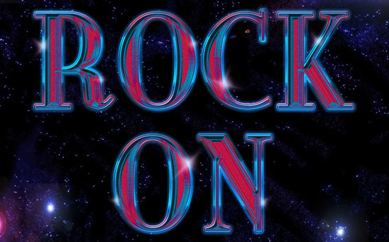 Create colorful retro space font effect in Photoshop