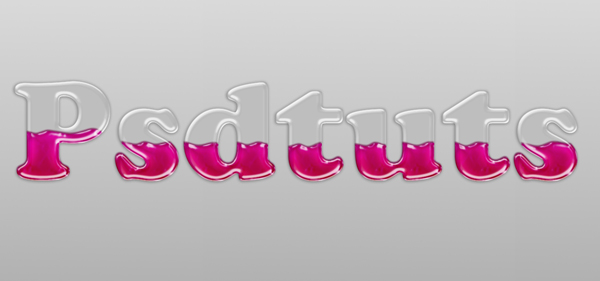 Make liquid text effect with Photoshop