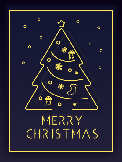 平安夜教大家設計一張簡單的聖誕賀卡