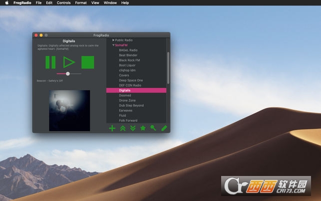 FrogRadio(音乐播放应用) Mac版